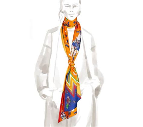 hermes silk maxi twilly|how to wear hermes twilly.